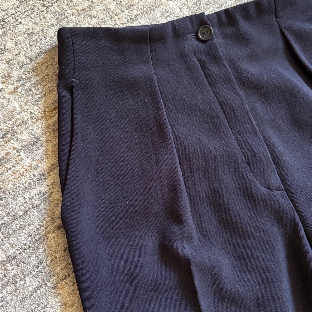 Escada women’s dress pants - size 38 (US 8) - navy blue - wool blend - Picture 2 of 5